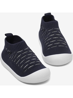 Tonny Black Çocuk Unisex Lacivert Rahat Kalıp Esnek Ortopedik Taban Çocuk Ayakkabı