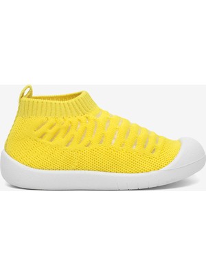 Tonny Black Çocuk Unisex Sarı Rahat Kalıp Esnek Ortopedik Taban Çocuk Ayakkabı