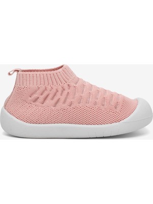 Tonny Black Çocuk Unisex Pudra Rahat Kalıp Esnek Ortopedik Taban Çocuk Ayakkabı