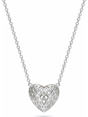 Servi 925 Ayar Gümüş Heart Fusion Kolye