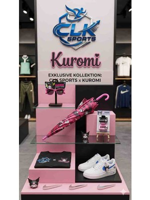 CLK Sports Kuromi Lisanslı Çocuk Şemsiyesi + Lisanslı Gözlük -  Toka