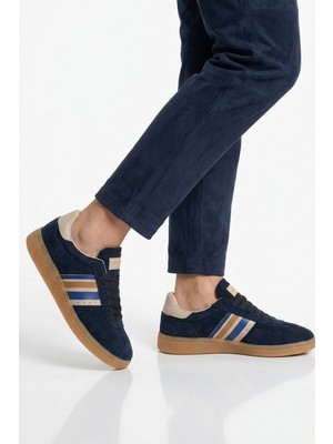 Grijak Lacivert Bağcıklı Esnek Unisex Spor Ayakkabı 015 G