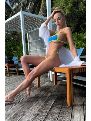 BMD Marta Mikro Tanga Bikini - Mavi
