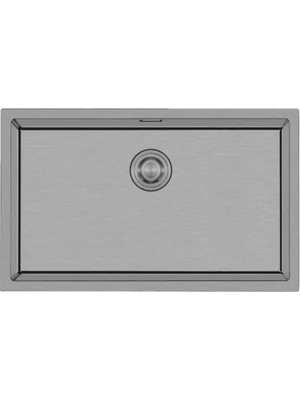 Crauf Stella 4460 Mat Gri Mutfak Eviyesi 530.2425.4460.24