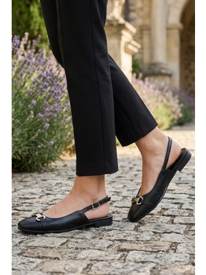 Pierre Cardin PC-55780 Z Siyah Kadın Babet