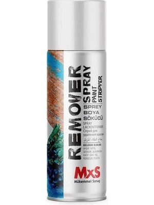 Mxs Boya Sökücü Sprey 400 ml Demir ve Ahşap Yüzeylerde Kullanım İçin Güçlü Çözüm