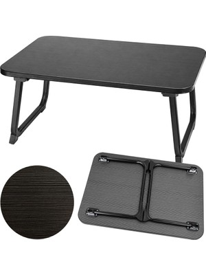 Ayt Sunup SN-29695 Katlanabilir Laptop Masası ve Yatak Koltuk Üzeri Tepsisi Siyah 70X48CM