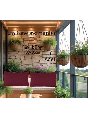 Emir-Ay@hometeks Kırlent Kılıfı ,yastık Kılıfı ,Büyük Boy Sırt Minderi Kırlent Kılıfı ( Leke Tutmayan Silinebilir Kadife )