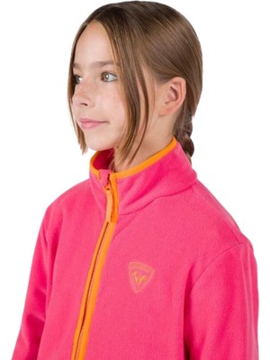 Rossignol Jr Strawpile Fleece Fz Unisex Çocuk Kırmızı Içlik Üst