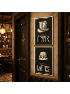 Karbonsoft Wc Tuvalet Tabelası Bay Bayan Takım