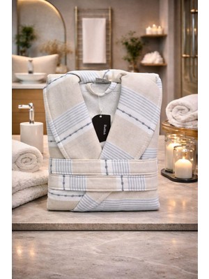 Özdilek Soft Blue Checkered Bej