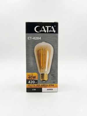Cata 3 Adet Rustik LED Ampul ST64