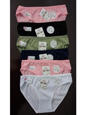 Tutku Elit 2708 Kadın Jakarlı Bikini Külot 12 Adet