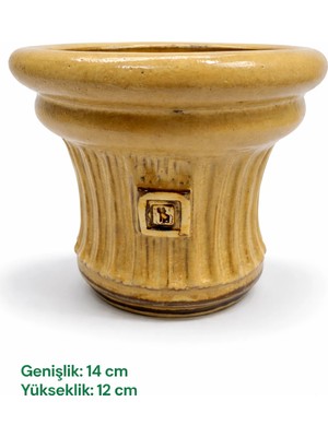 Haangarden El Yapımı Seramik Saksı