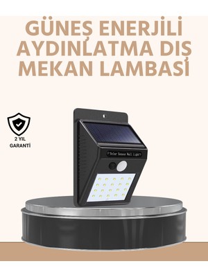 SÜS Mey Ithalat® Enerji Tasarruflu ve Otomatik Sensörlü LED Güneş Işığı – Dış Mekan Uyumlu