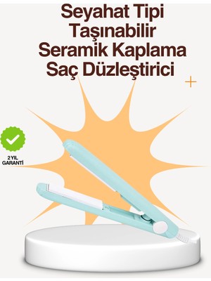 SÜS Mey Ithalat® Seramik Kaplamalı, Saç Hasarını Azaltan Kısa Saçlara Uygun Bukle Maşası