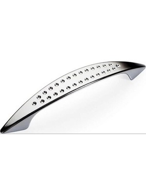 SÜS Mey Ithalat® Noktalı Dolap Çekmece Kulpu 96 mm Krom