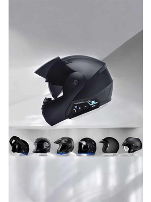 SÜS Mey Ithalat® Kask Kulaklığı Motosiklet Intercom Interkom Dinleme Konuşma Özellikli Su Geçirmez
