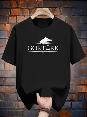 CC Collection Göktürk Baskılı Erkek Oversize T-Shirt