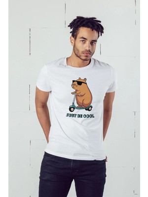 CC Collection Cool Baskılı Erkek Oversize T-Shirt