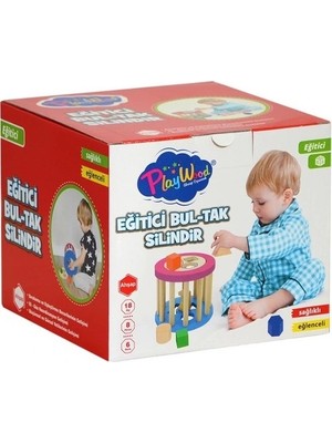 SÜS Mey Ithalat®   Ahşap Eğitici Silindir Bultak 374