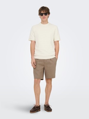 Only & Sons Onswake Loose 0329 Shorts Frml Erkek Kahverengi Şort - 22037261