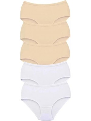Pileli Store Pilelistore 5 Adet Tutku  Yüksek Bel Bato Kalın Lastik Külot S10