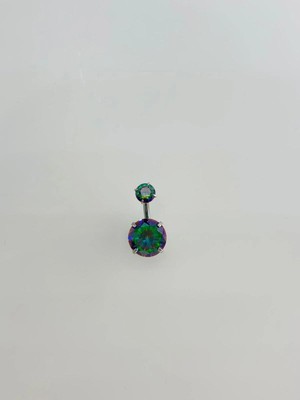 Mestore Mistik Topaz Taşlı Göbek Piercing