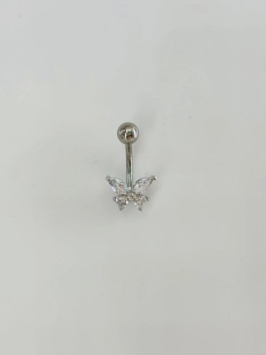 Mestore Kelebek Detaylı Göbek Piercing