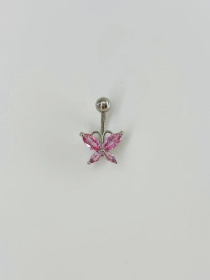 Mestore Kelebek Detaylı Göbek Piercing