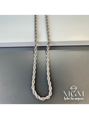 Mestore Çelik Burgu Halat Zincir 4 mm