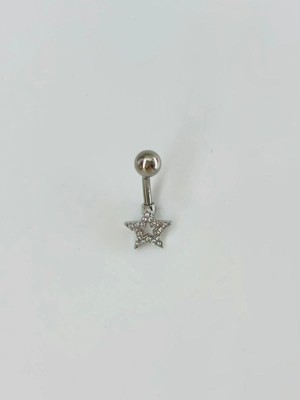 Mestore Yıldız Detaylı Göbek Piercing