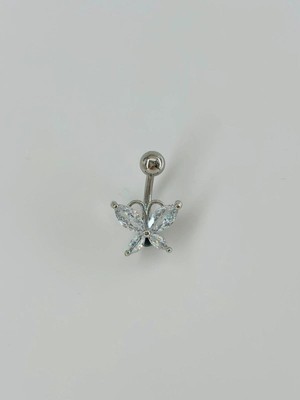 Mestore Kelebek Detaylı Göbek Piercing