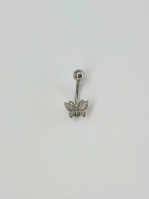 Mestore Kelebek Detaylı Göbek Piercing