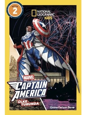 Lisinya National Geographic Kids - Marvel Captain America Ülke Turunda
