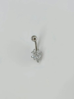 Mestore Çiçek Detaylı Göbek Piercing