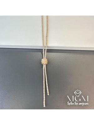 Mestore Zirkon Taşlı Kolye