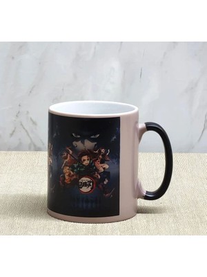 Mestore Porselen Renk Değiştiren Demon Slayer Kupa Bardak AALK380