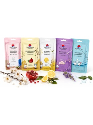 Pure Korean Yüz Maskesi 5 Li Paket