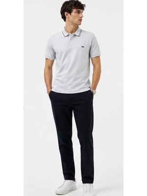 Lacoste Polo Yaka Buz Mavi Regular Fit