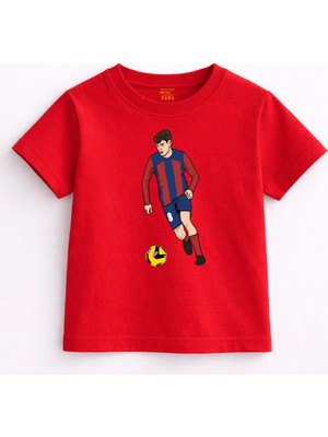 Rabona Fashion Pedri Maestro 8 Barcelona Çocuk Tişörtü