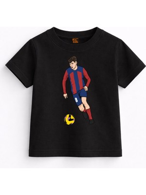 Rabona Fashion Pedri Maestro 8 Barcelona Çocuk Tişörtü