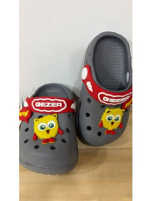 Gezer Yeni Sezon Rahat Taban Baykuş Figürlü Bebe Çocuk Cross Terlik