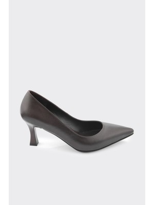 Derinet Hakiki Deri Kadın Stiletto