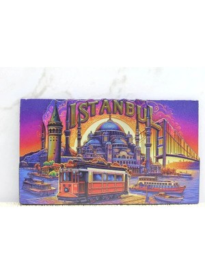 Colezium Ahşap Istanbul Temalı Magnet ALK4359