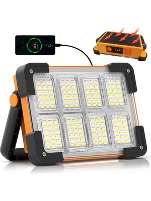 Runaway 3600mAh Dahili Pil Solar Şarjlı Ayarlanabilir Standlı LED Projektör