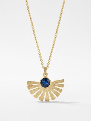 Wind Silver Nova Blue Taşlı Kolye