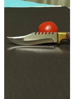 Depo Trend Depotrend 4034 Çelik Ayna Perdah Pirinç Balçaklı Epoksi Kabze Premium Av ve Koleksiyon Bıçağı