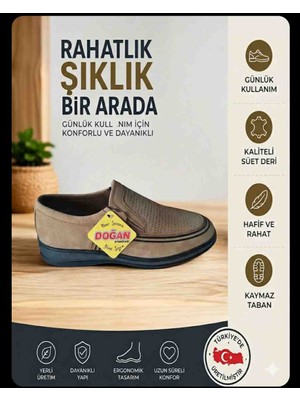 Doğan Hakiki Deri Nubuk Ayakkabi
