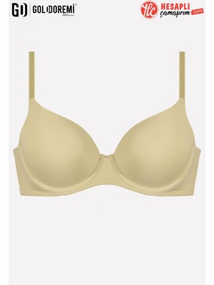 Gd Goldoremi Premium Kadın Destekli Push-Up Kutulu Tek Basic Sütyen
